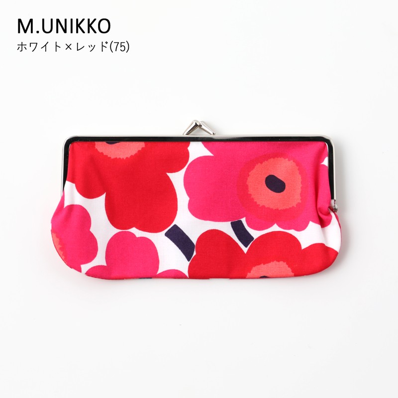 マリメッコ marimekko がま口ポーチ (横長) SILMALASI KUKKARO ウニッコ UNIKKO メイクポーチ ペンケース 小物入れ  9pGCjaxYSp, バッグ - jennilynproulx.com