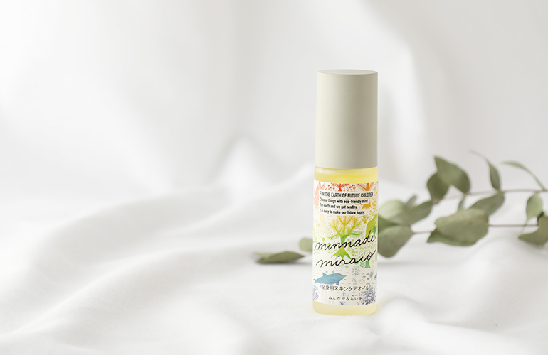 みんなでみらいを Minnade Miraio 椿と黒文字のスキンケアオイル 28ml フェイスオイル ボディオイル ヘアオイル サンテラボ 通販 Paypayモール