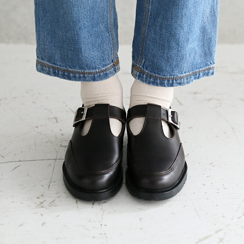 KLEMAN 正規品 クレマン T字ストラップレザーシューズ DAISYOR