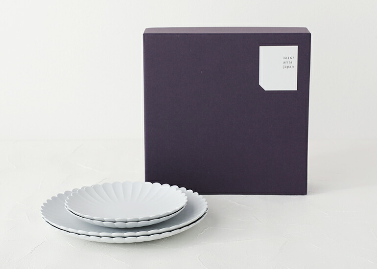 1616 / arita japan 化粧箱ギフトセット 220×2枚＋160×2枚 1616 arita