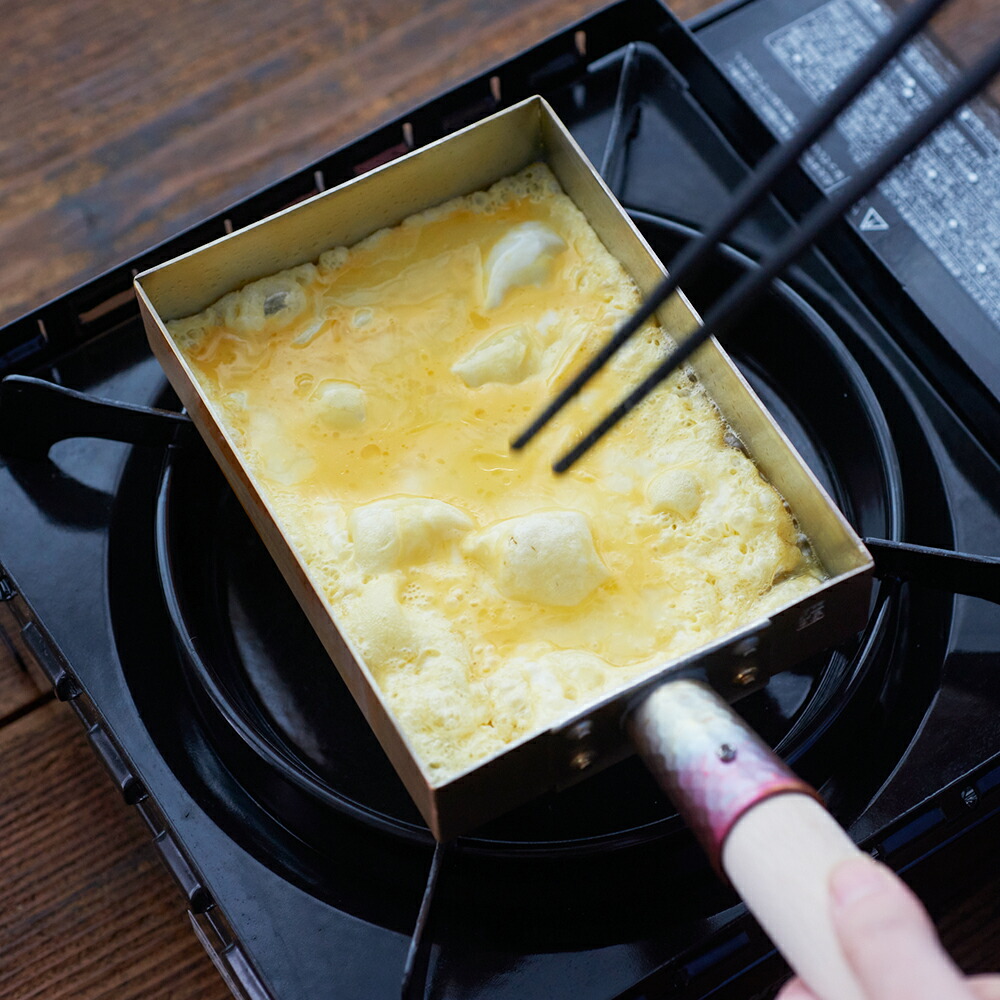 工房アイザワ 純銅玉子焼 関西型 12cm 銅製 卵焼き器 玉子焼き器 プロ