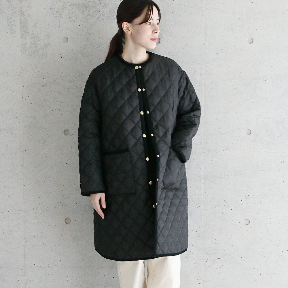 Traditional Weatherwear Aライン アークリーロング キルティング 
