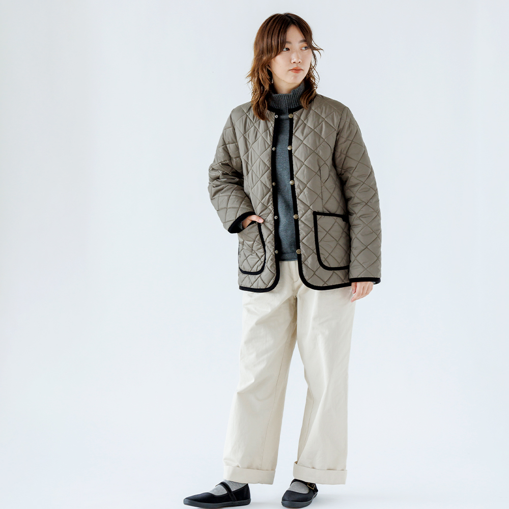 LAVENHAM クルーネックジャケット LV6186 キルティング LAVENHAM クルーネックジャケット LV6186 キルティング