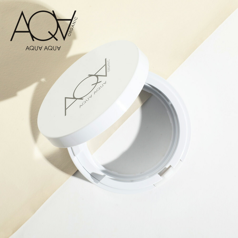 アクア・アクア クッションコンパクト オーガニック ケース ホワイト 専用ケース