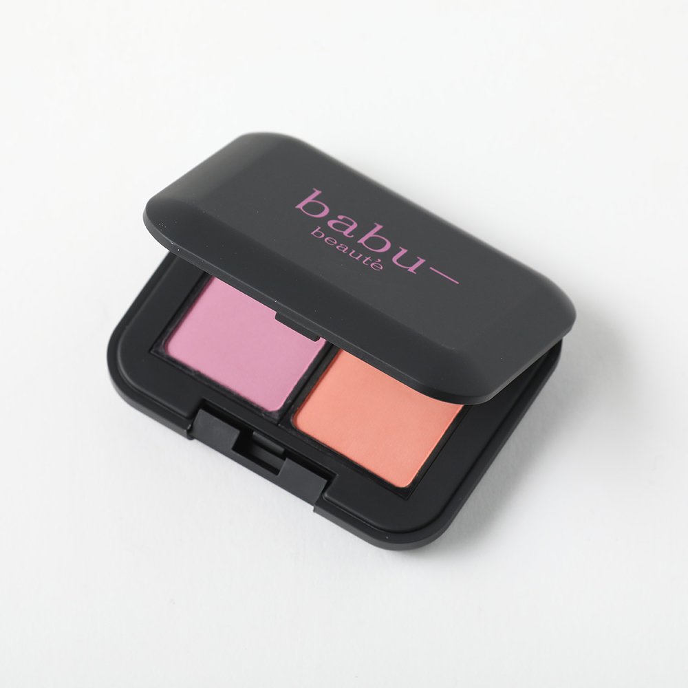 チーク アイシャドウ バブーボーテ エッセンスパウダーチーク オペラモーヴ＆サニーオレンジ ナチュラル | babu-beaute | 02