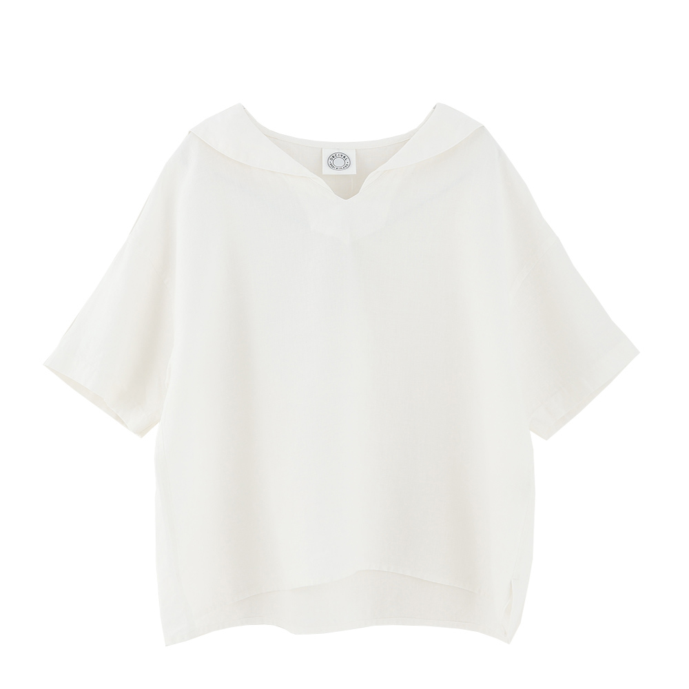 シャツ リネン セーラー カラーシャツ OR-B0261YLM 40s LINEN CLOTH 