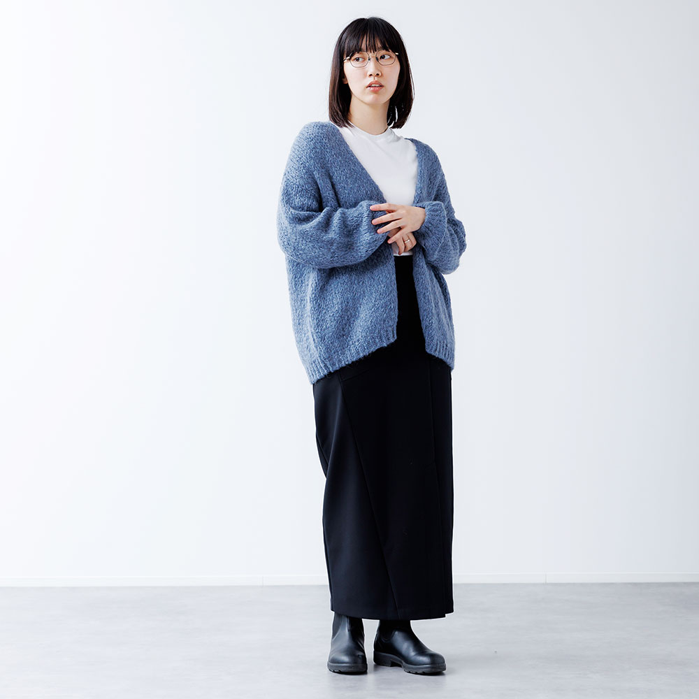 TRICOTS JEAN MARC モヘア混ニットカーディガン CESAME アウター