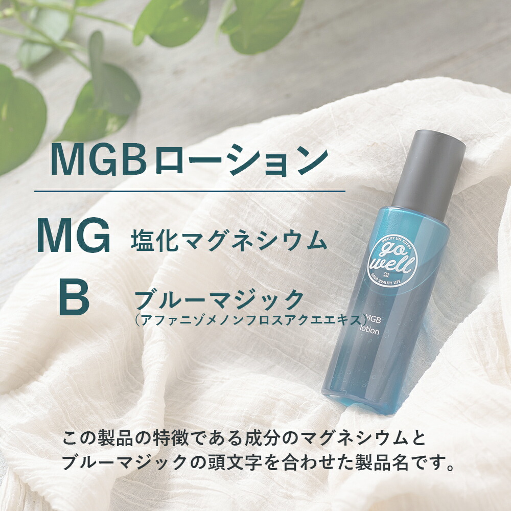 ゴーウェル MGBローション 115ml マグネシウム : サンテラボ(年中無休