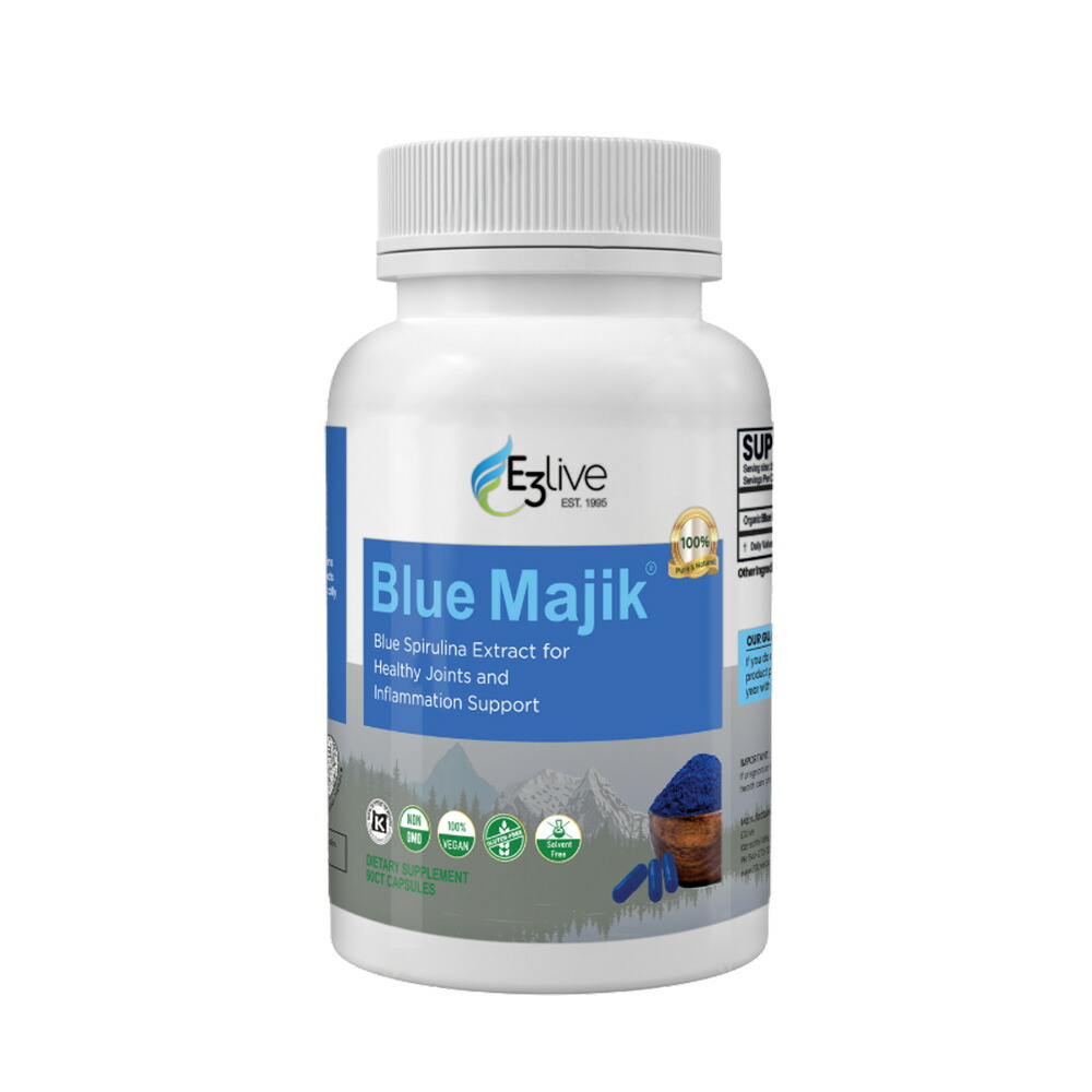 『こたつです』E3Live Blue Majikブルーグリーンアルジー2本 正規品 イースリーライブ Blue Majik パウダー 60g E3Live