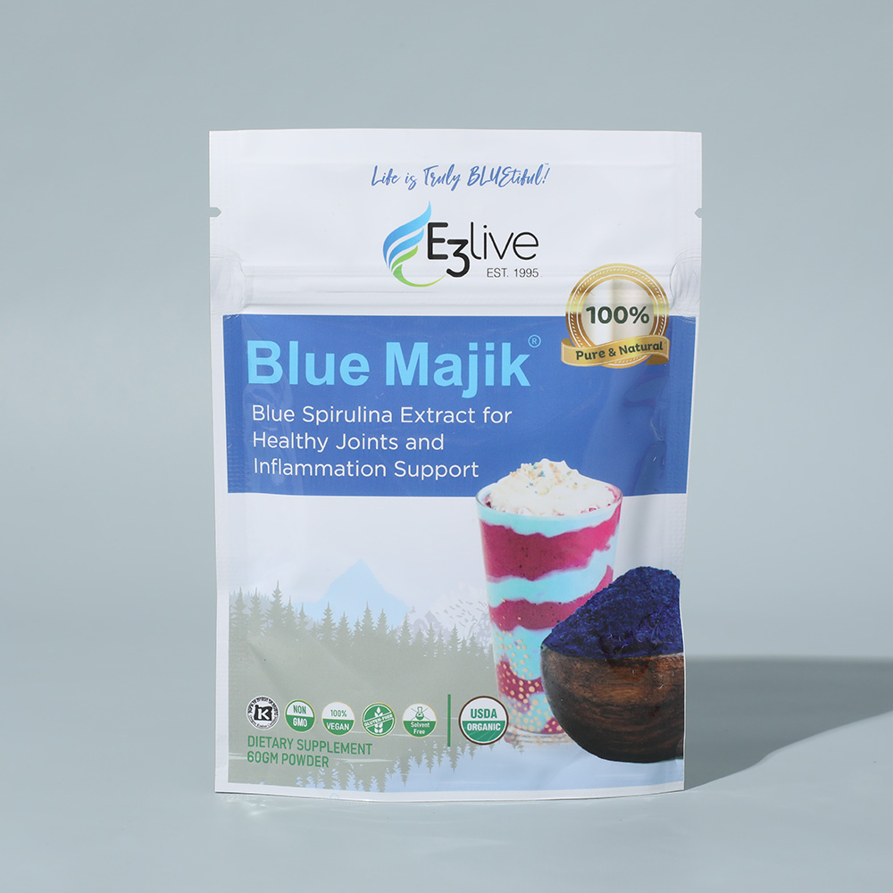 正規品 イースリーライブ Blue Majik パウダー 60g E3Live