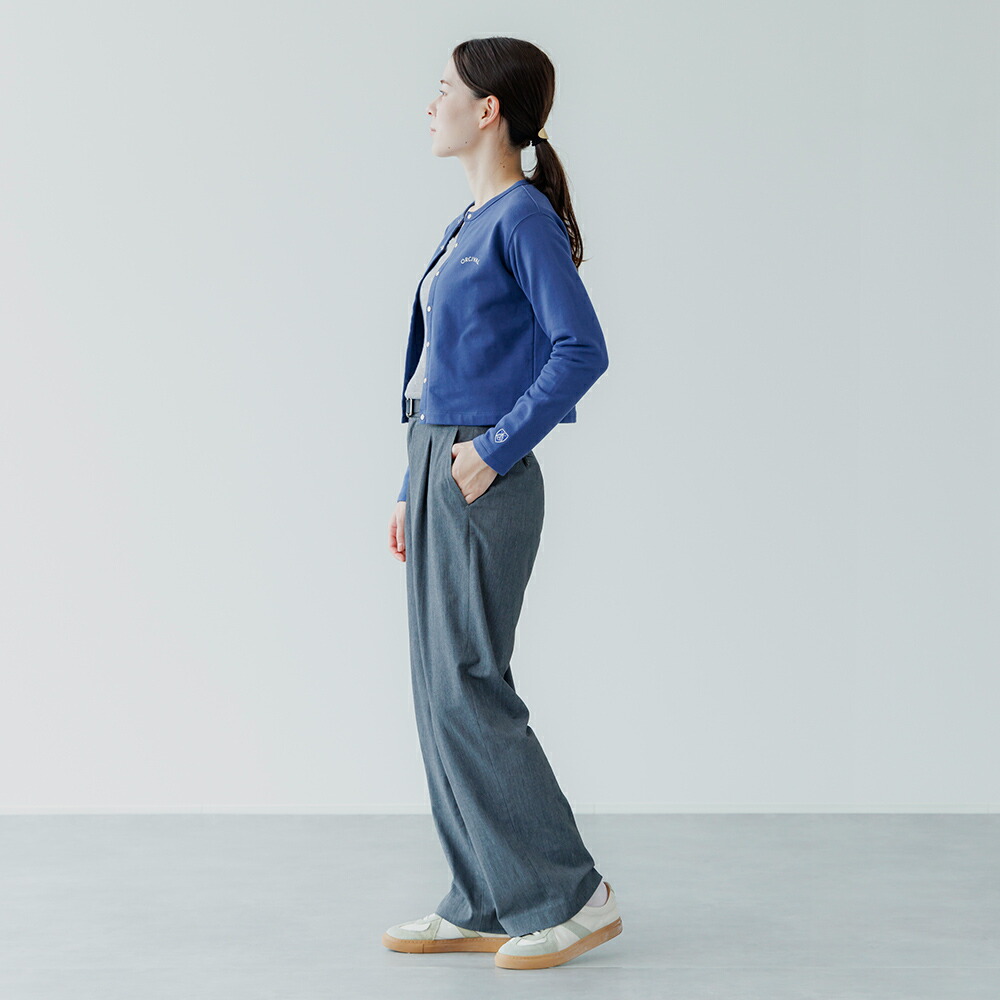 SALE 20％OFF オーシバル オーチバル ORCIVAL コットン裏毛 クルーネックカーディガン OR-C0435MAZ 長袖 カットソー レディース 2025SS ORCIVAL SALE 20％OFF オーシバル オーチバル コットン裏毛