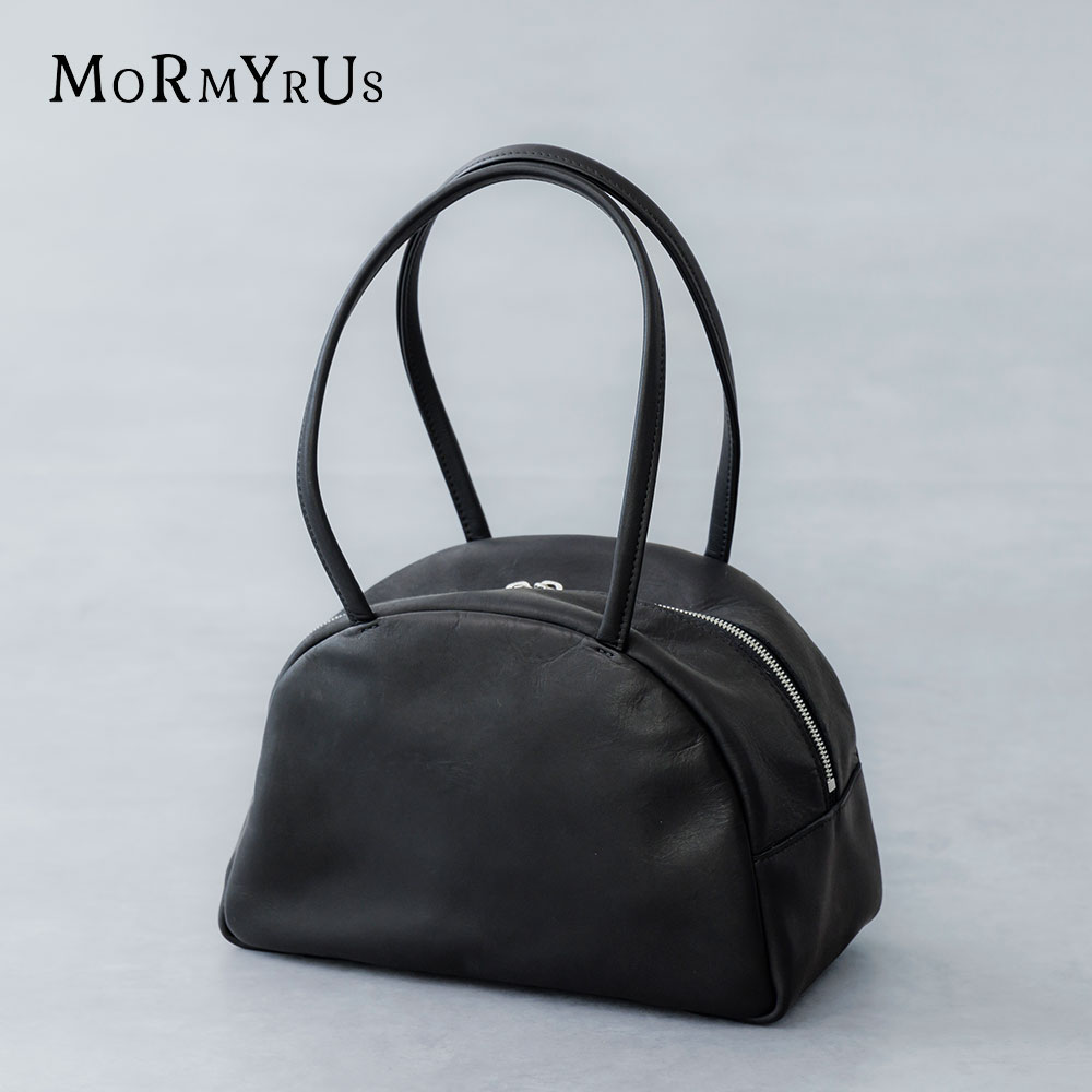mormyrus（モルミルス） グロスレザートートバッグ M069 ブラック
