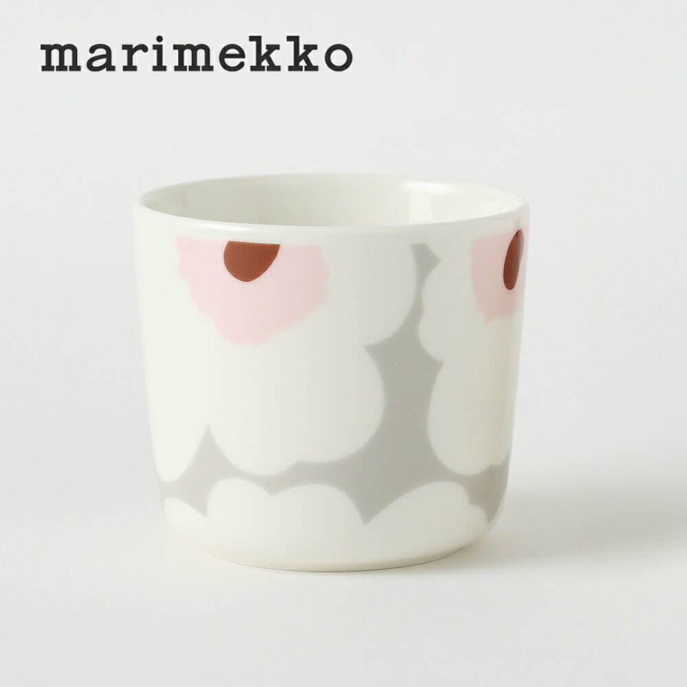���K�i ���{���� marimekko �}�����b�R Unikko �E�j�b�R ���e�}�O �J���[80 ���C�g�O���[×���C�g�s���N �R�[�q�[�J�b�v 200ml �P�i 1����