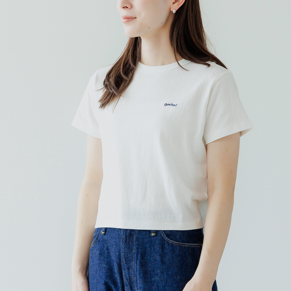 ORCIVAL（オーシバル） SALE 20％OFF オーチバル 刺繍入り半袖Tシャツ