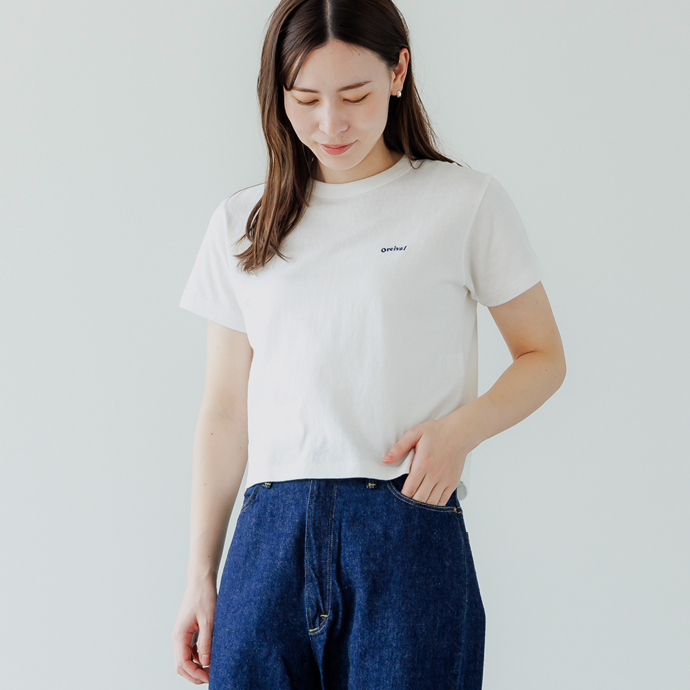 ORCIVAL（オーシバル） SALE 20％OFF オーチバル 刺繍入り半袖Tシャツ