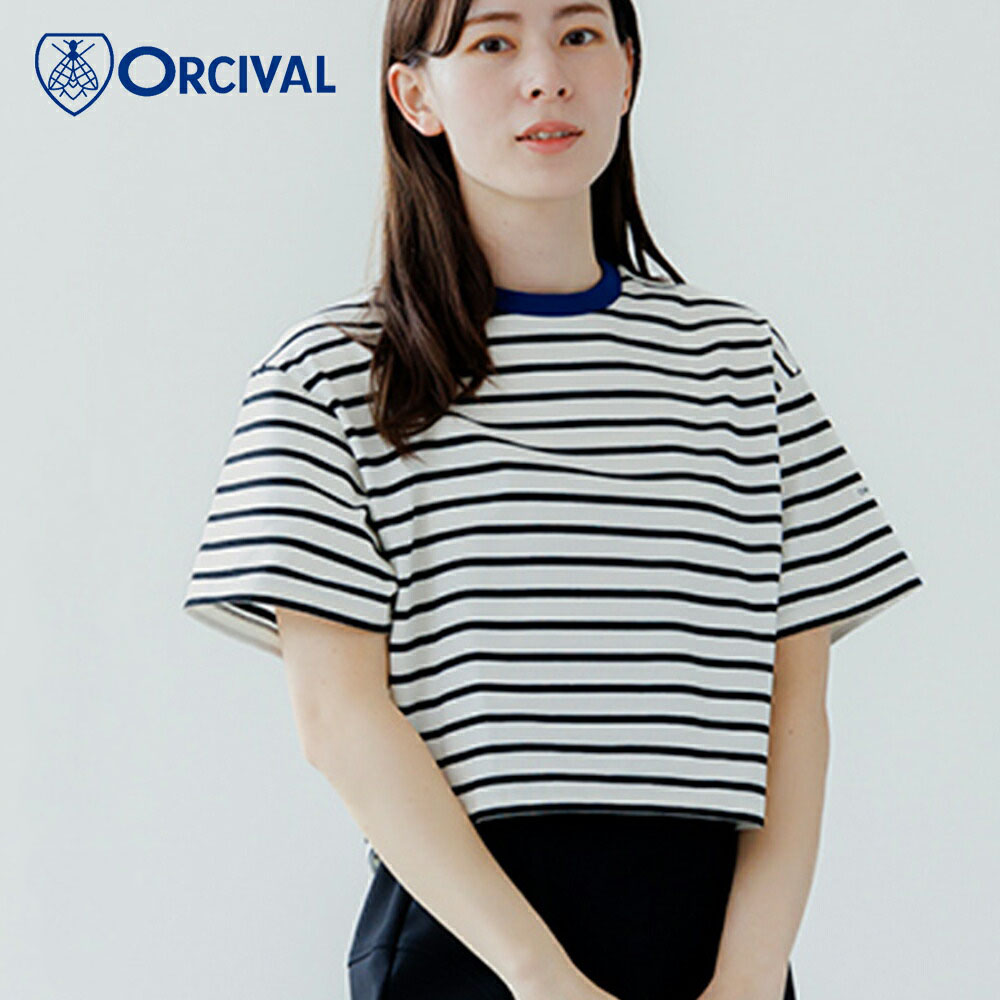 SALE 20％OFF オーシバル オーチバル ORCIVAL 半袖クルーネックワイドTシャツ #OR-C0416MSD 半袖 カットソー ワイド プルオーバー コットン 綿 2025SS