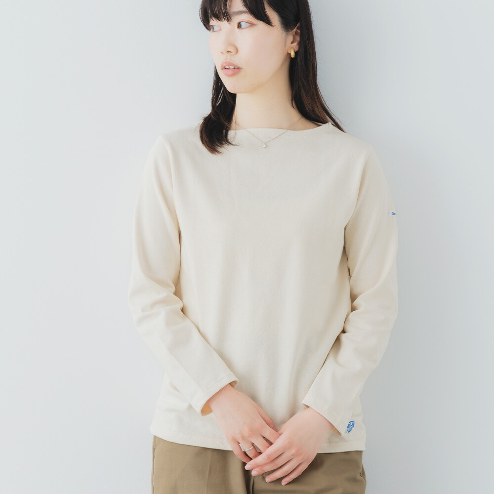 新品 orcival コットンロード フレンチバスクシャツ 4 オーシバル 長袖 ORCIVAL | コットンロード フレンチバスクシャツ MEN（Tシャツ