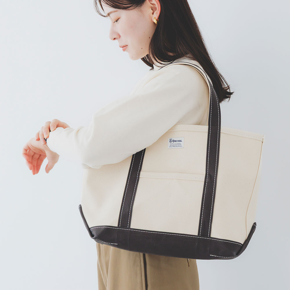 ORCIVAL（オーシバル） SALE 25％OFF トートバッグ 帆布 コットン