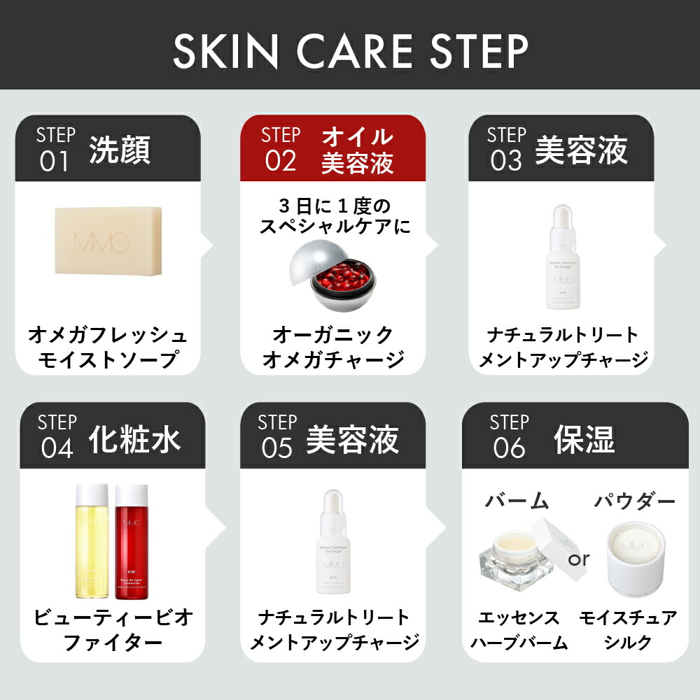 MiMC オーガニックオメガチャージ 50回分 美容オイル カプセル オイル