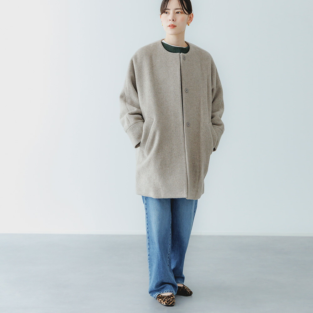 TICCA（ティッカ） SALE 15％OFF ノーカラーテントコート アウター