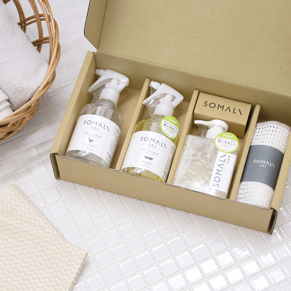 SOMALI ギフトH 水回り3点セット トイレクリーナー バスクリーナー