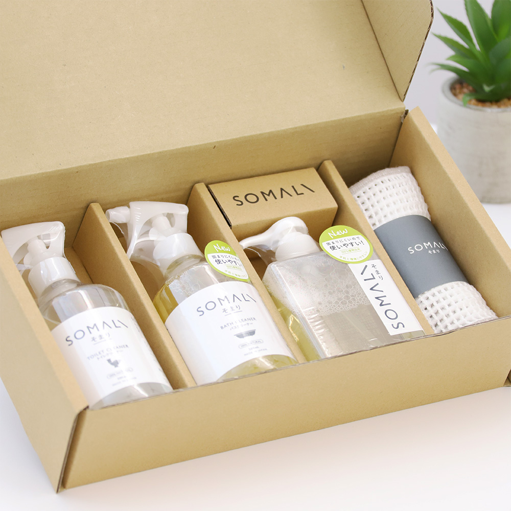 SOMALI ギフトH 水回り3点セット トイレクリーナー バスクリーナー