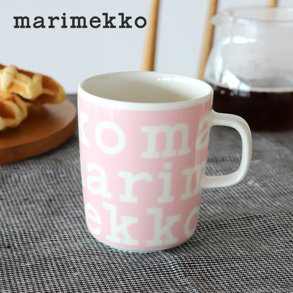 marimekko（マリメッコ） SALE 25%OFF 正規品 日本限定 LOGO ロゴ マグ