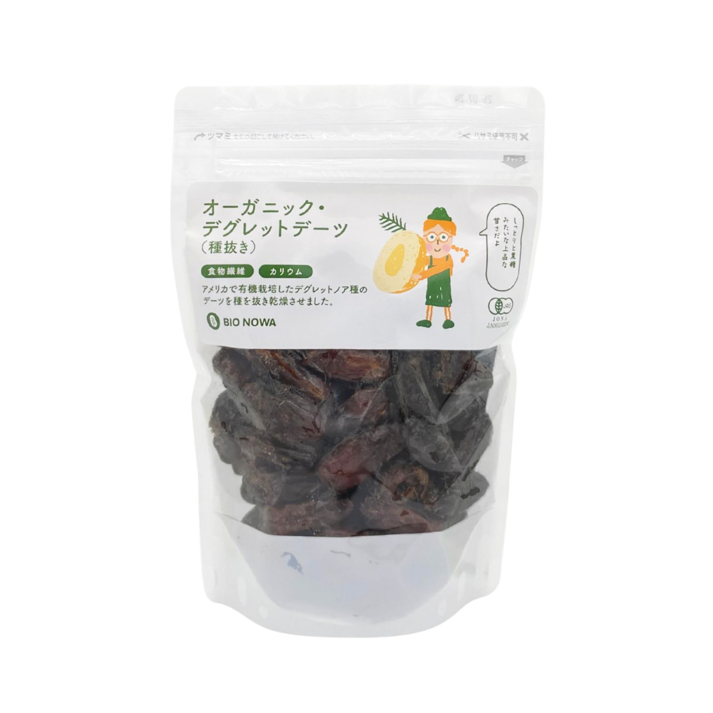 BIO NOWA ビオノワ オーガニック・デグレットデーツ 種抜き 400g