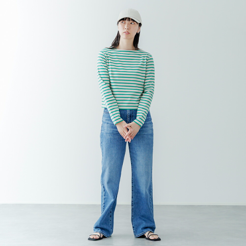 ORCIVAL（オーシバル） 2026春夏 40/2 JERSEY ボートネック ショート