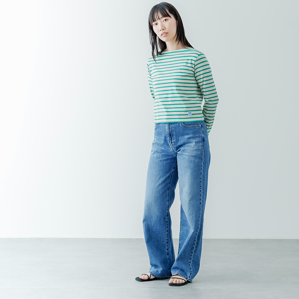 ORCIVAL（オーシバル） 2026春夏 40/2 JERSEY ボートネック ショート