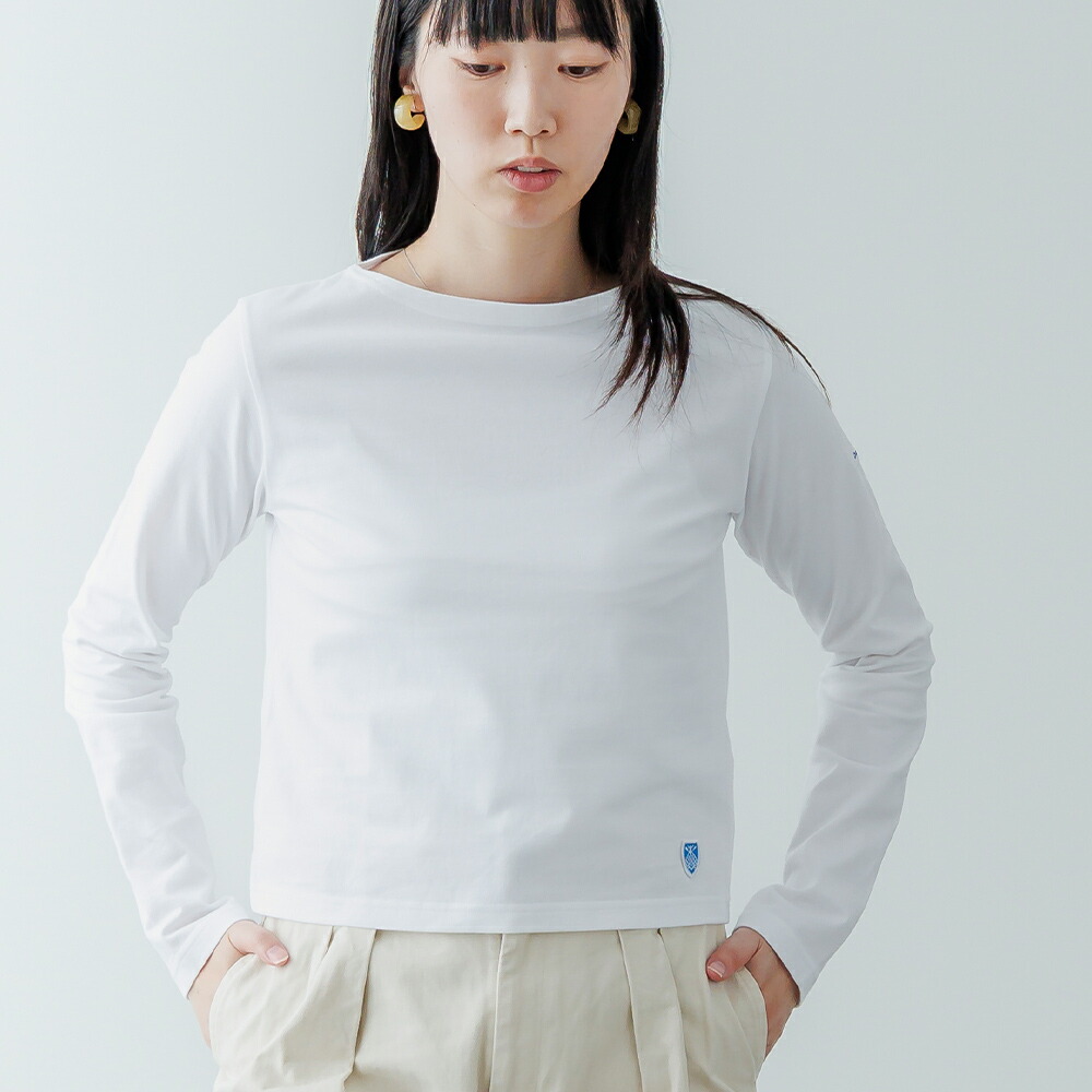 ORCIVAL（オーシバル） 2026春夏 40/2 JERSEY ボートネック ショート