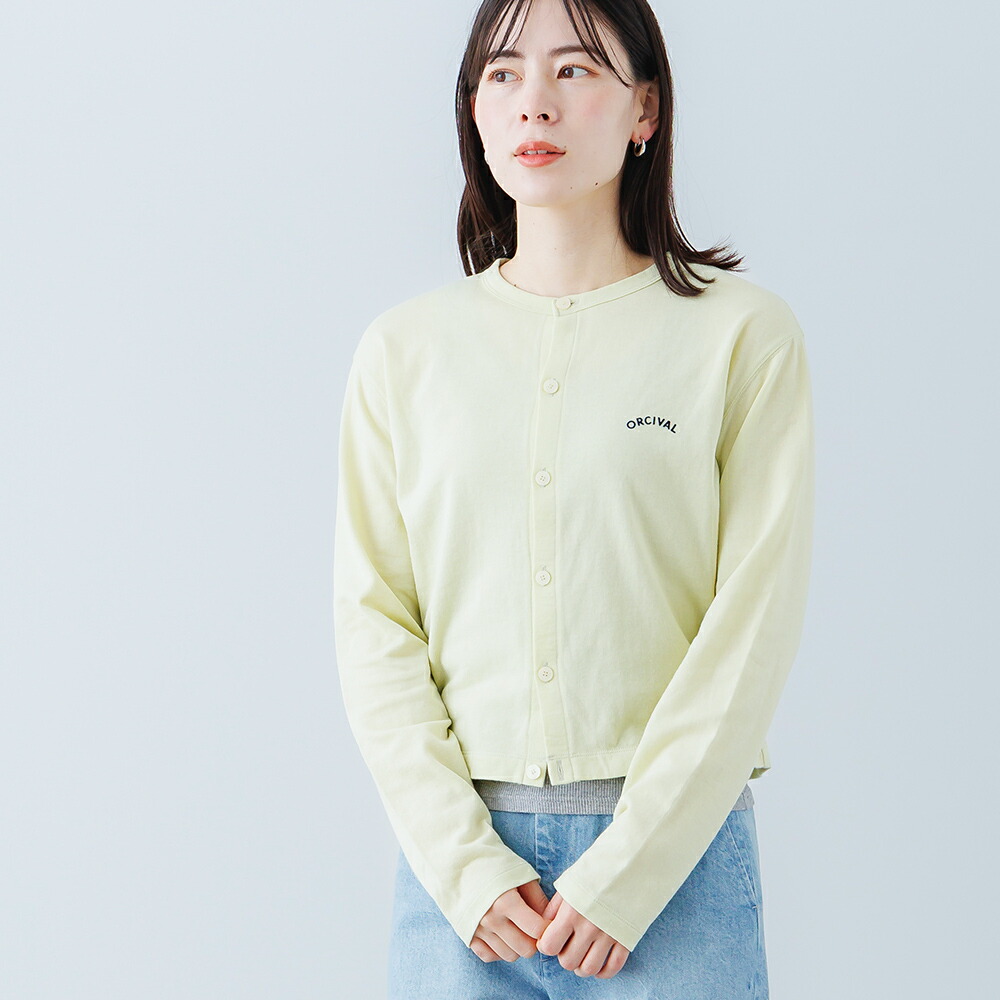 ORCIVAL（オーシバル） 2026春夏 クルーネックカーディガン OR