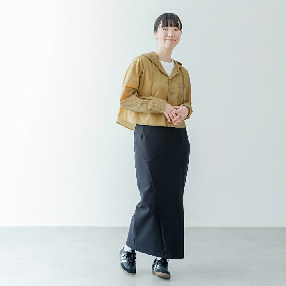 GYMPHLEX（ジムフレックス） ナイロンフードシャツジャケット #GY