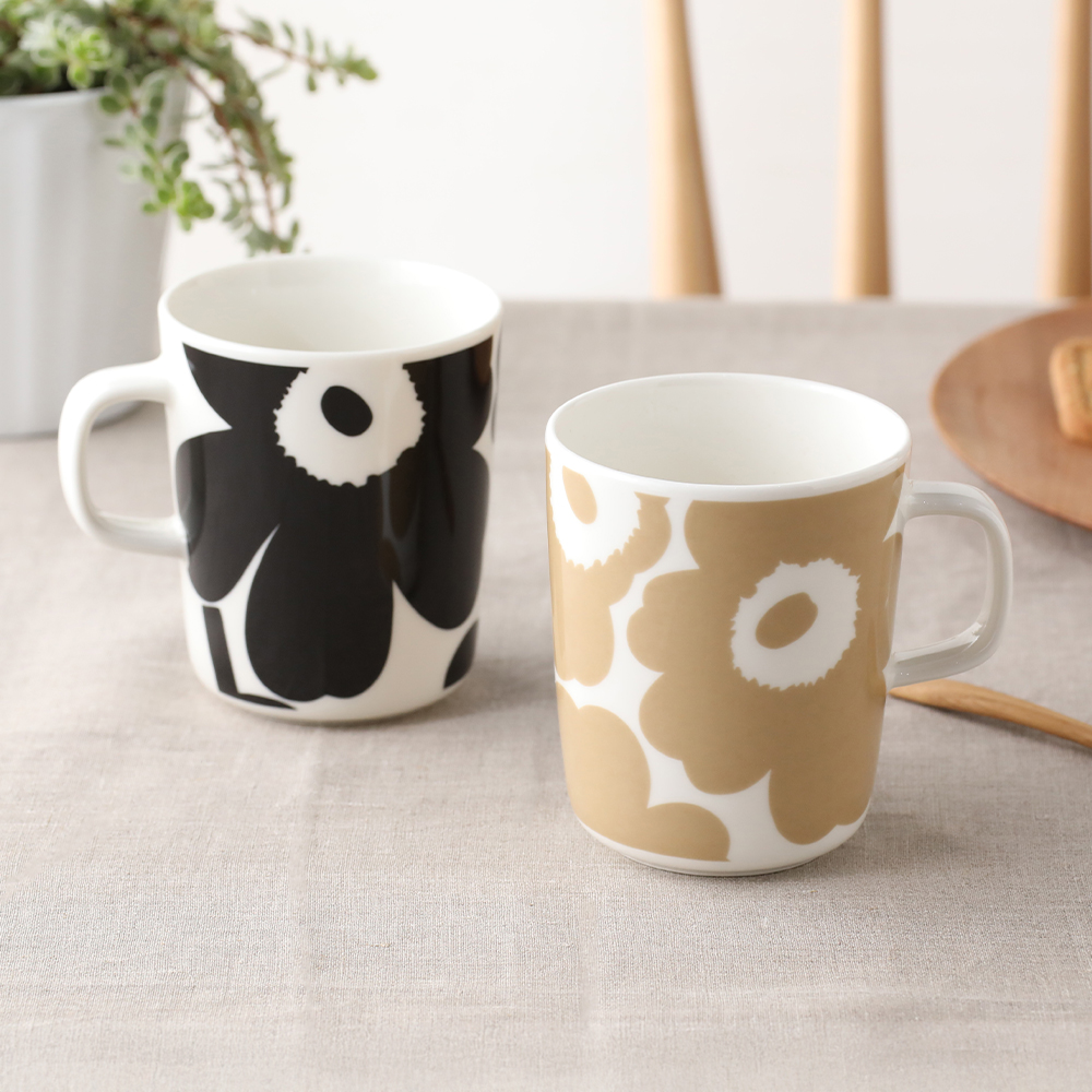マリメッコ マグカップ ウニッコ 新品未使用品 marimekko（マリメッコ） 食器 ウニッコマグカップ400ml＆プレート12cm