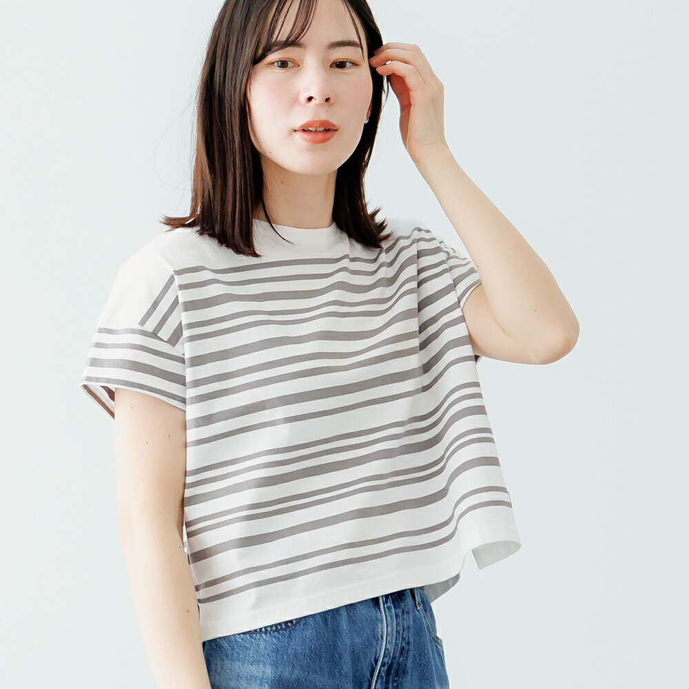 ORCIVAL（オーシバル） ORCIVAL 40/2 JERSEY 半袖ワイドカットソー #OR