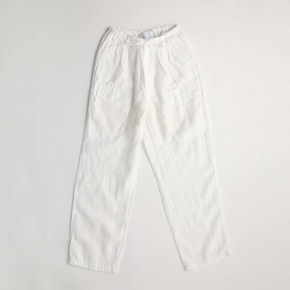 美品　TICCA　ティッカ　オフホワイト カーゴパンツ パラシュートパンツ　F TICCA（ティッカ） カーゴパンツ レディース リネン TBFS-406 日本製