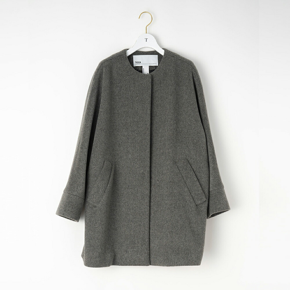 TICCA（ティッカ） SALE 15％OFF ノーカラーテントコート アウター