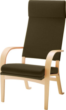 天童木工 ハイバック安楽椅子 T-3208 張り生地色15色対応 安心、信頼の