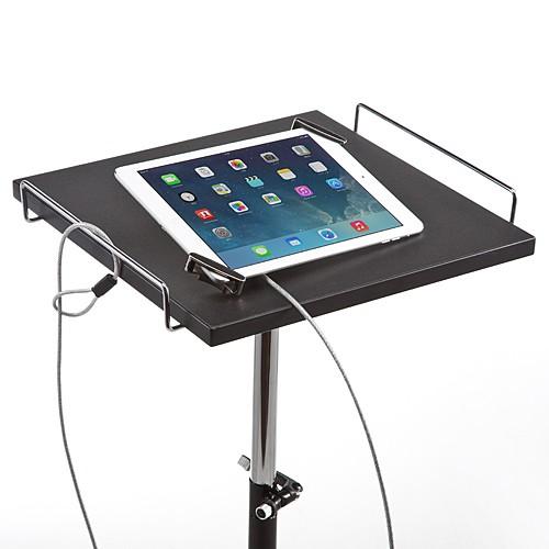 プロジェクター台 プロジェクタースタンド ノートパソコン台 タブレット iPad スタンド 演台 コンパクト 小型 スリム シンプル キャスター付き 100-DESK100｜sanwadirect｜08