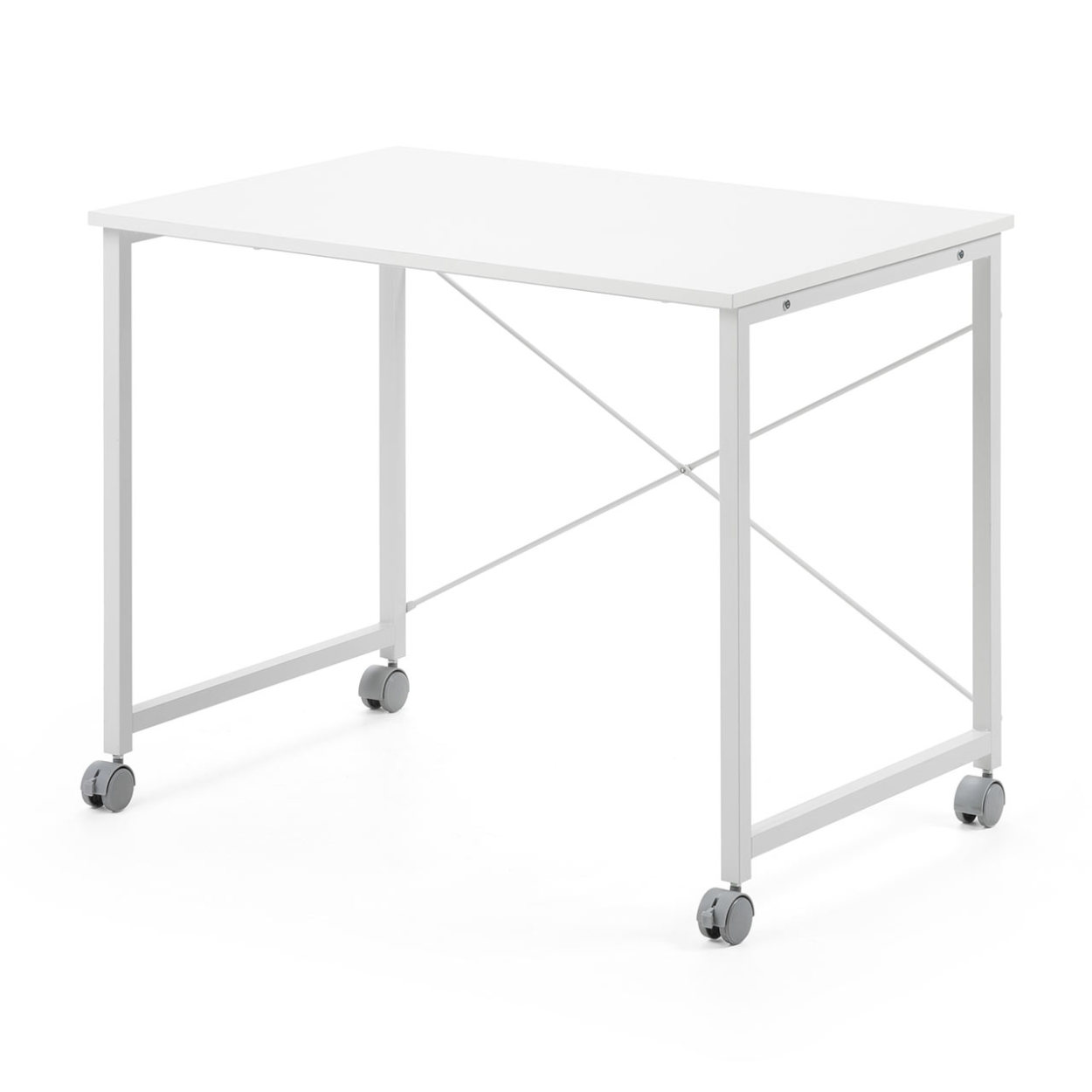 【送料無料】机・デスク(キャスター付き) ワーキング テーブル ハック90WH 送料無料】机・デスク(キャスター付き) ワーキング テーブル ハック90WH