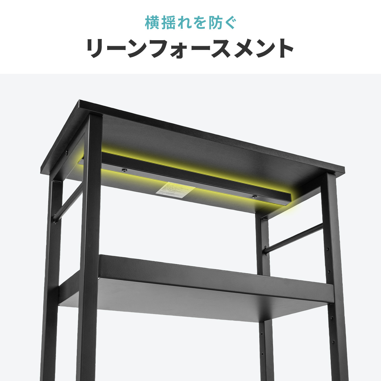 SANWA SUPPLY（サンワサプライ） デスクワゴン トレイワゴン オープン 