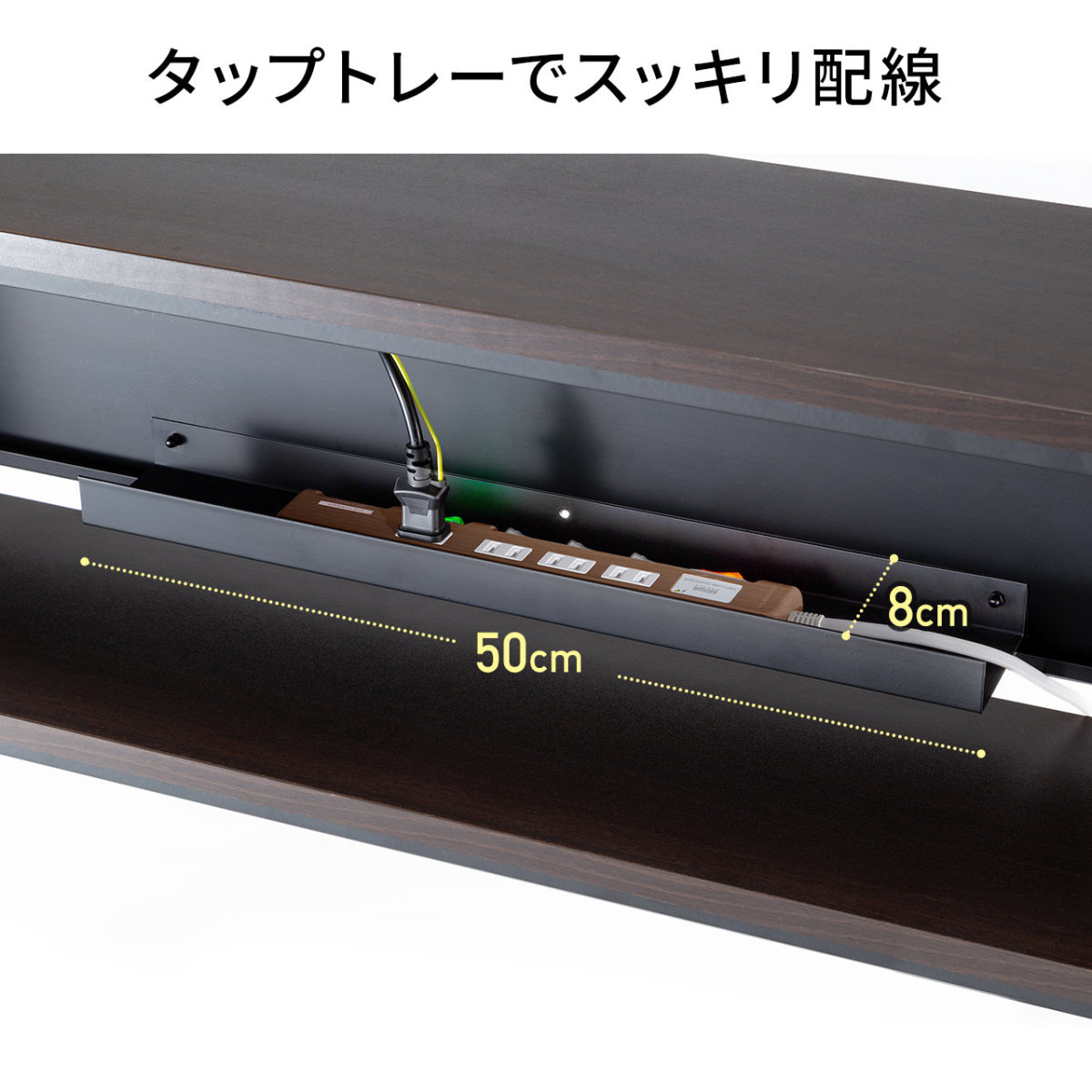 パソコンデスク 100cm幅 収納一体型 机 おしゃれ シンプル ハイタイプ スタンダード ワイド パソコンラック 100-DESKH045M｜sanwadirect｜09