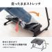 フットレスト 足置き 足置き台 オフィス デスク下 オットマン 足裏刺激ローラー クッション付き スタンディングデスク用 疲労軽減 高さ調節 角度調節 100-FR032 関連画像4