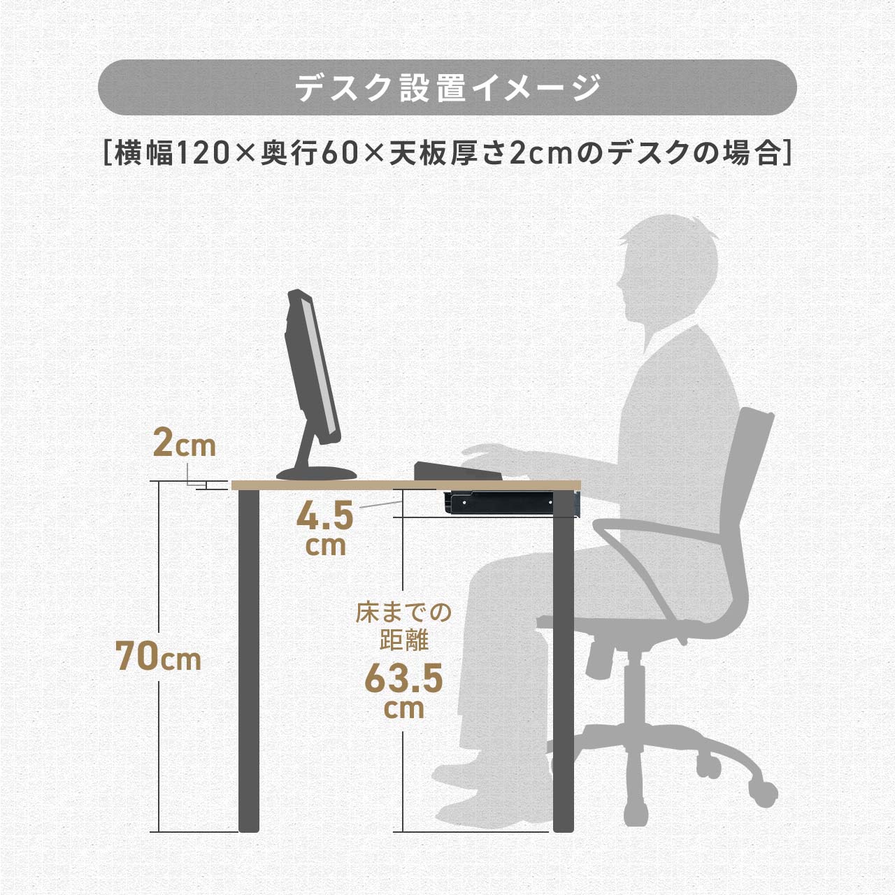 SANWA SUPPLY（サンワサプライ） 引き出し 後付け デスク ネジ固定 机