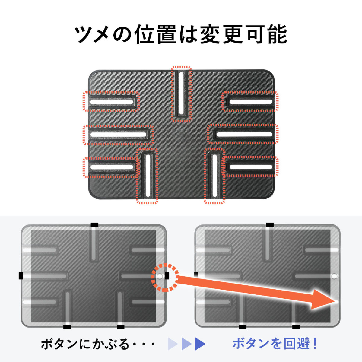 iPad タブレット車載 ホルダー アーム カップ ドリンクホルダー 車載用品 100-LATAB007｜sanwadirect｜09
