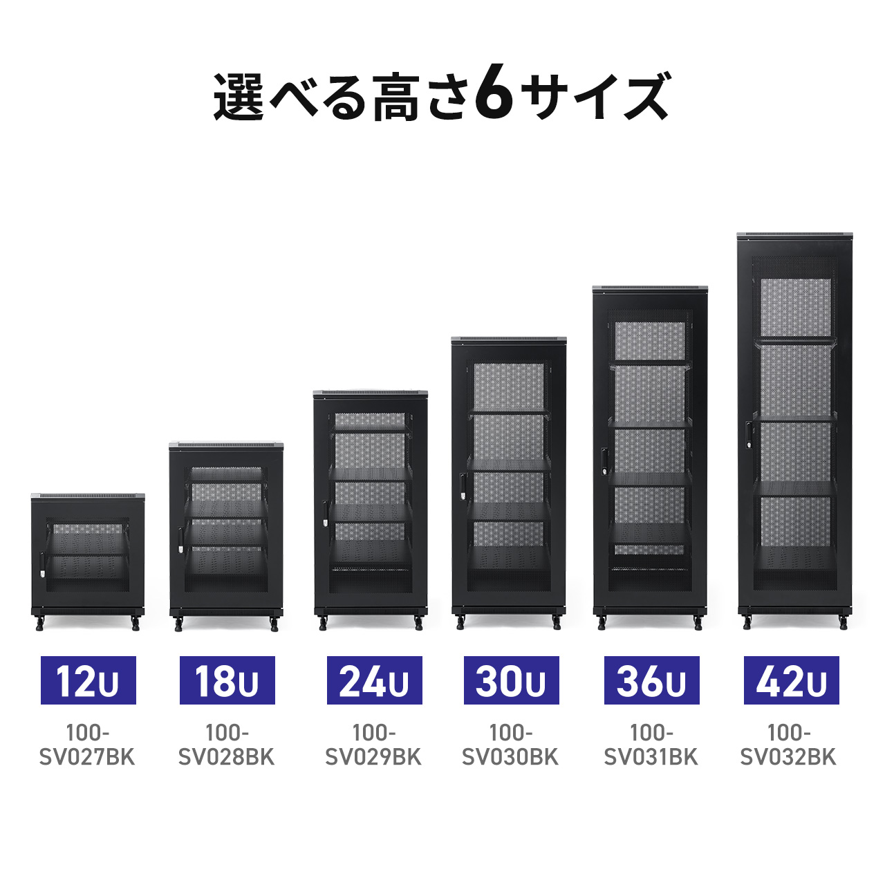 SANWA SUPPLY（サンワサプライ） サーバーラック 19インチ 中型 24U