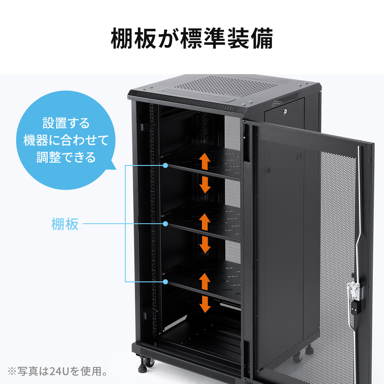 SANWA SUPPLY（サンワサプライ） サーバーラック 19インチ 中型 18U 