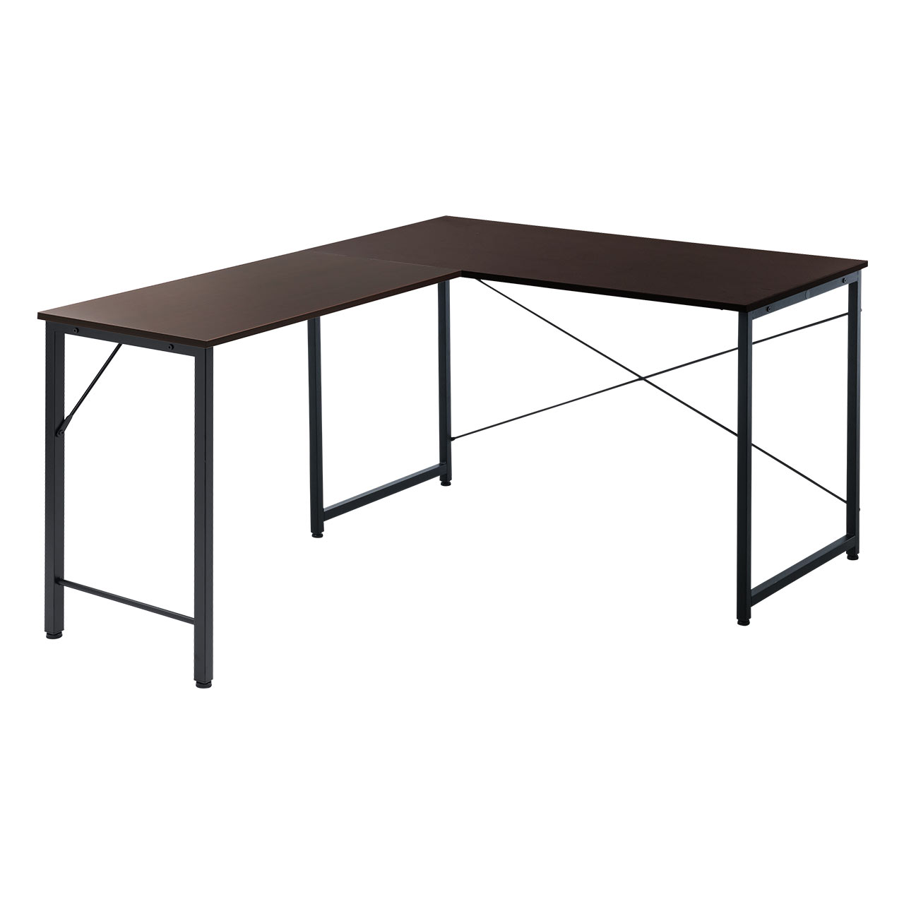 SANWA SUPPLY L字デスク パソコンデスク ゲーミングデスク L字 幅120cm