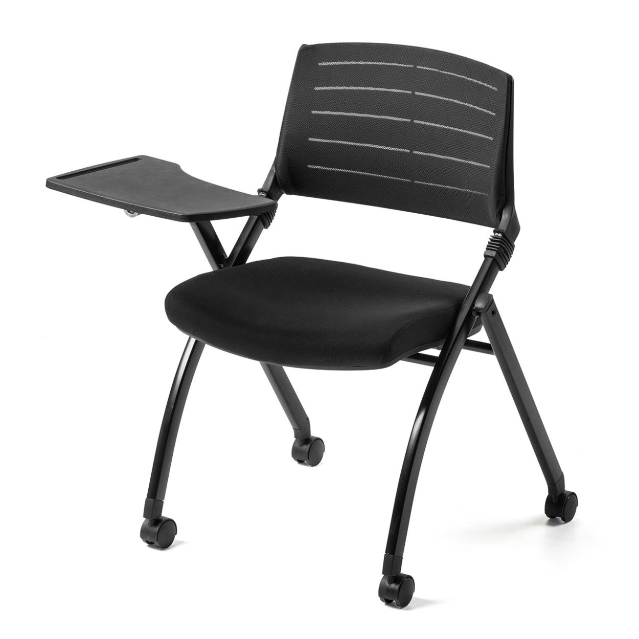 パイプ椅子 テーブル付き メモ台付き 折りたたみ椅子 会議椅子