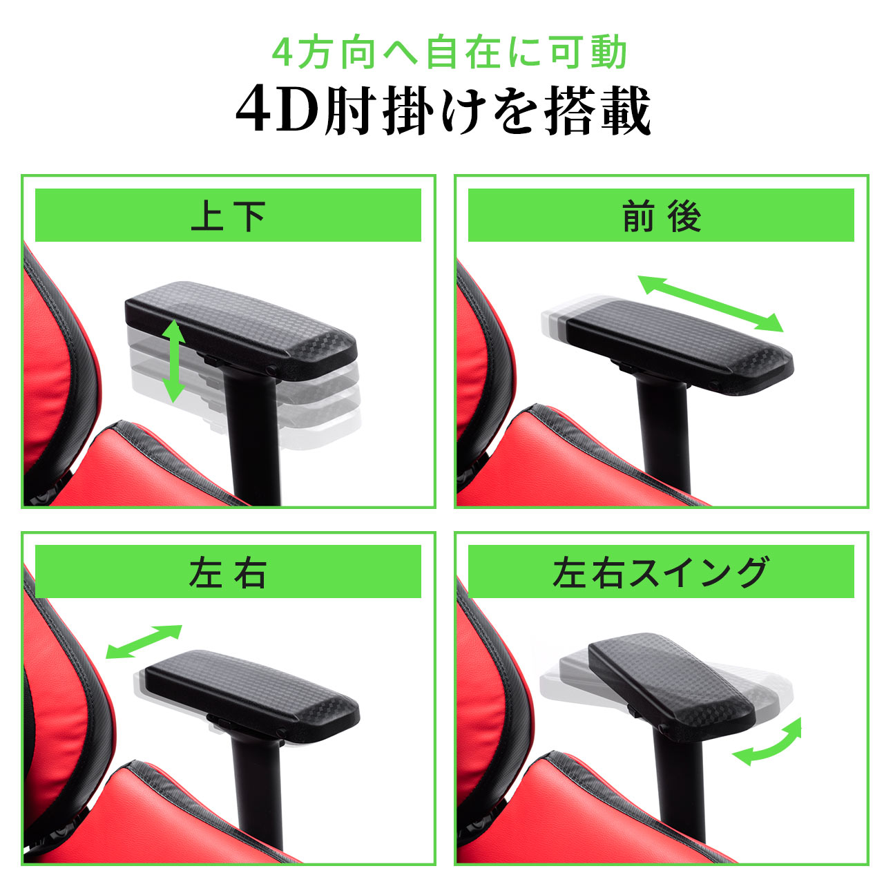 SANWA SUPPLY（サンワサプライ） ゲーミングチェア 高耐荷重